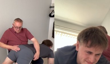 Felix Spanked in Sports Gear